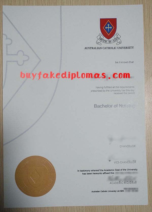 Australian Catholic University Degree, Buy Fake Australian Catholic University Degree