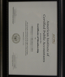 Buy Fake American Institute of Certified Public Accountants Certificate