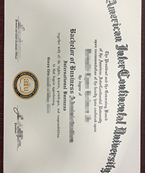 Take Fake American Intercontinental University Diploma
