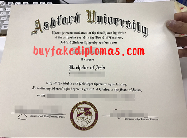 Ashford University Degree, Buy Fake Ashford University Degree