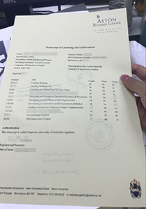 Aston Business School Transcript, Buy Fake Aston Business School Transcript