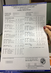 California State University Northridge Transcript, Buy Fake California State University Northridge Transcript