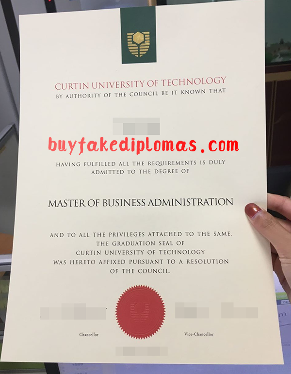 Curtin University of Technology Diploma, Buy Fake Curtin University of Technology Diploma
