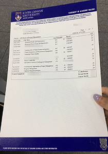 Edith Cowan University Transcript, Buy Fake Edith Cowan University Transcript