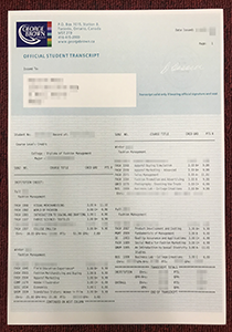 George Brown College Transcript, Buy Fake George Brown College Transcript