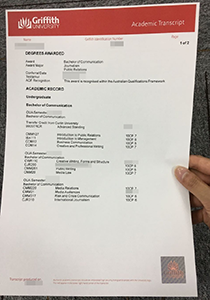 Griffith University Transcript, Buy Fake Griffith University Transcript