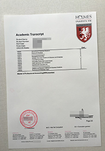 Holmes Institute Transcript, Buy Fake Holmes Institute Transcript