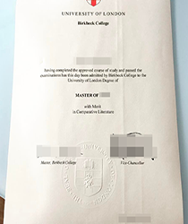 Buy fake diploma of University of London Birkbeck College fake diploma