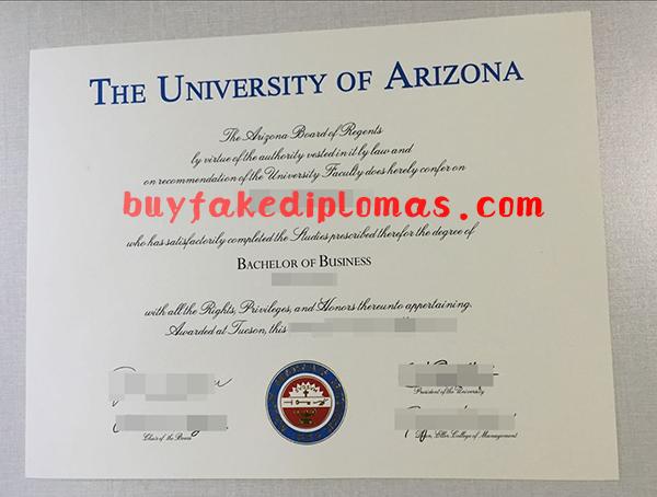 University of Arizona Degree, Buy Fake University of Arizona Degree