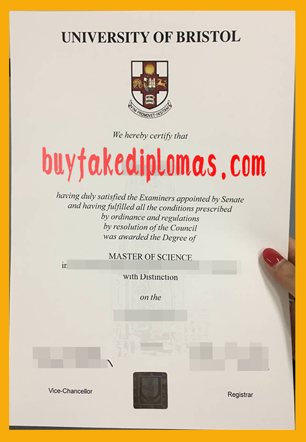 University of Bristol Diploma, Buy Fake University of Bristol Diploma