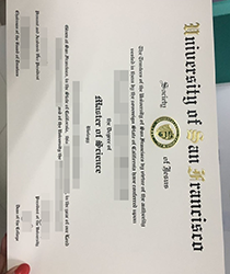Fake University of San Francisco Diploma