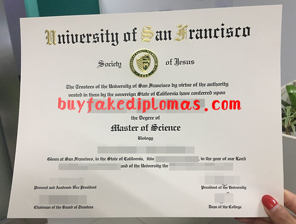 University of San Francisco Degree, Buy Fake University of San Francisco Degree
