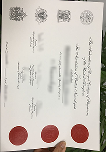 Federation Royal College of Physicians Certificate, Buy Fake Federation Royal College of Physicians Certificate