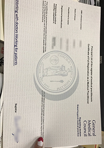 General Medical Council UK Certificate, Buy Fake General Medical Council UK Certificate