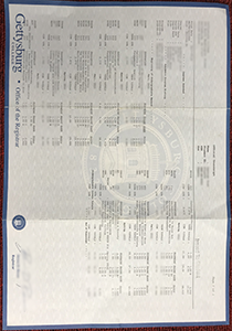 Gettysburg College Transcript, Buy Fake Gettysburg College Transcript