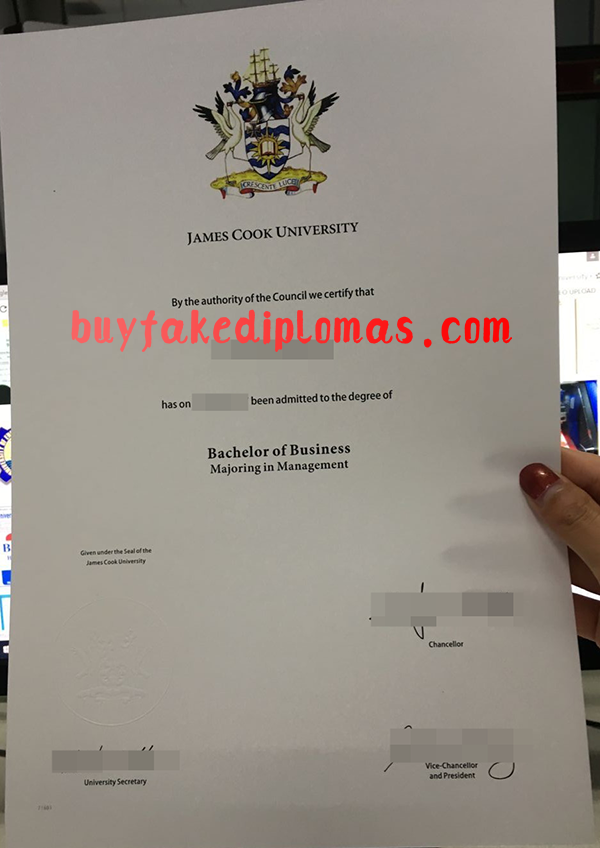 James Cook University Degree, Buy Fake James Cook University Degree