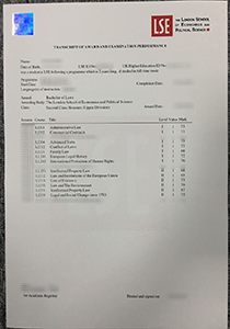 London School of Economics and Political Science Transcript, Buy Fake London School of Economics and Political Science Transcript