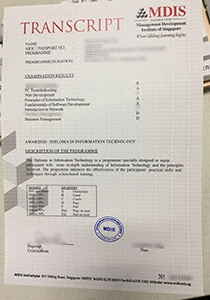 Management Development Institute of Singapore Transcript, Buy Fake Management Development Institute of Singapore Transcript