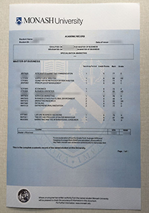 Monash University Transcript, Buy Fake Monash University Transcript