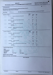 Nottingham Trent University Transcript, Buy Fake Nottingham Trent University Transcript