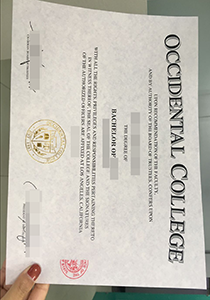 Occidental College Diploma, Buy Fake Occidental College Diploma