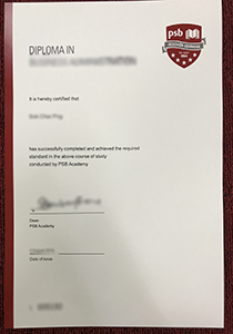 PSB Academy Diploma, Buy Fake PSB Academy Diploma