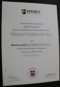 Republic Polytechnic Diploma, Buy Fake Republic Polytechnic Diploma