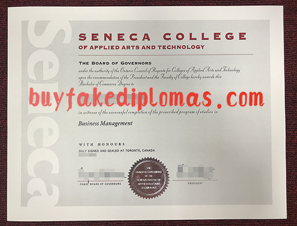 Seneca College Diploma, Buy Fake Seneca College Diploma
