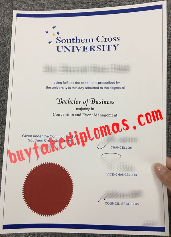 Southern Cross University Diploma, Buy Fake Southern Cross University Diploma