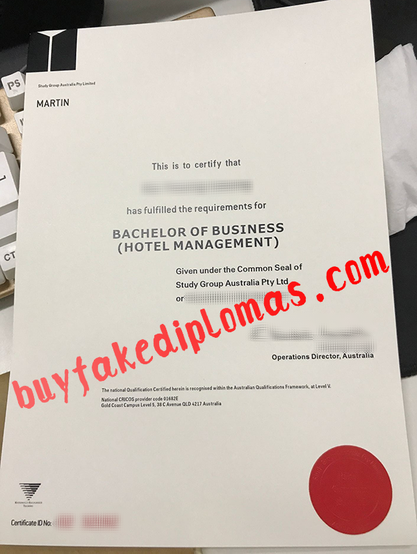 Study Group Australia Pty Limited Certificate, Buy Fake Study Group Australia Pty Limited Certificate