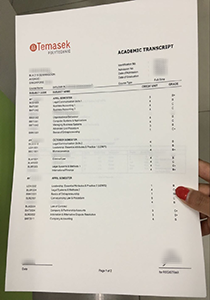 Temasek Polytechnic Transcript, Buy Fake Temasek Polytechnic Transcript