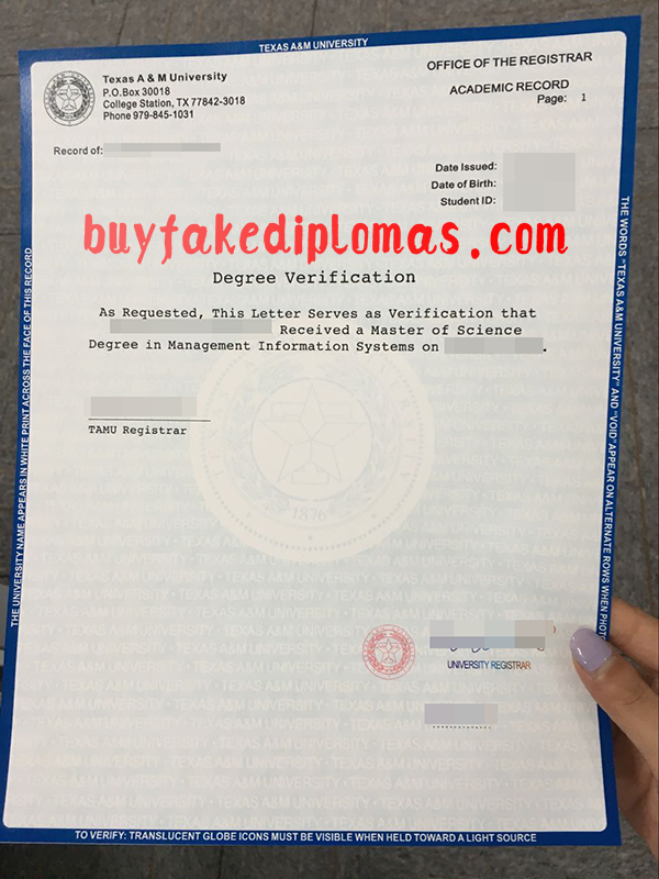 Texas A&M University-Commerce Degree Verification, Buy Fake Texas A&M University-Commerce Degree Verification