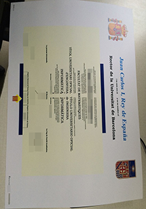 Universitat de Barcelona Certificate, Buy Fake Universitat de Barcelona Certificate