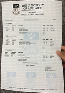 University of Adelaide Transcript, Buy Fake University of Adelaide Transcript