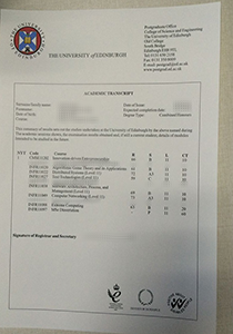 University of Edinburgh Transcript, Buy Fake University of Edinburgh Transcript