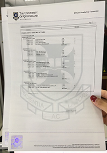 University of Queensland Transcript, Buy Fake University of Queensland Transcript