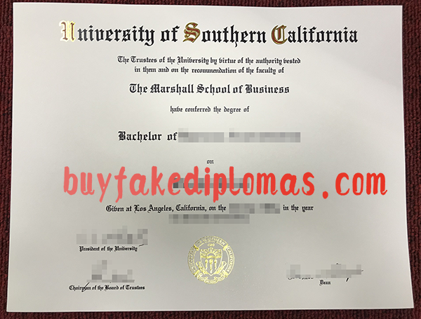 University of Southern California Diploma, Buy Fake University of Southern California Diploma