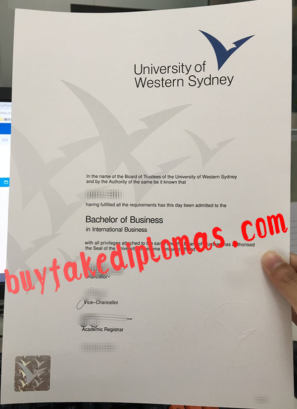 University of Western Sydney Diploma, Buy Fake University of Western Sydney Diploma