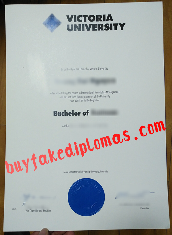 Victoria University Diploma, Buy Fake Victoria University Diploma