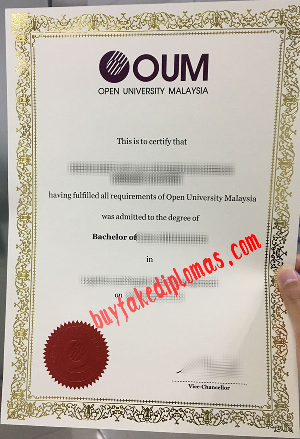 Open University Malaysia Diploma, Buy Fake Open University Malaysia Diploma