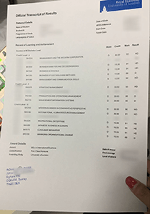 Royal Holloway Transcript, Buy Fake Royal Holloway Transcript