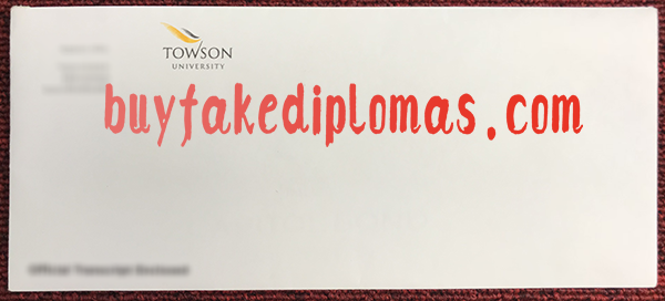 Towson University Envelope, Buy Fake Towson University Envelope