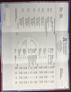 University of Arizona Transcript, Buy Fake University of Arizona Transcript