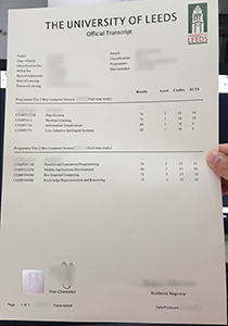 University of Leeds Transcript, Buy Fake University of Leeds Transcript