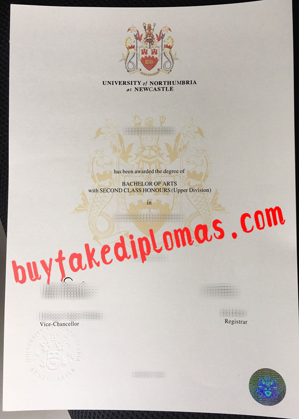 University of Northumbria Newcastle Diploma, Buy Fake University of Northumbria Newcastle Diploma