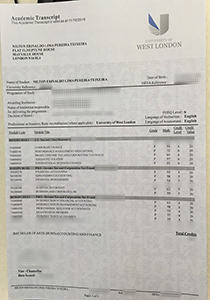 University of West London Transcript, Buy Fake University of West London Transcript