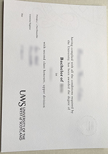 University of West of Scotland Diploma, Buy Fake University of West of Scotland Diploma