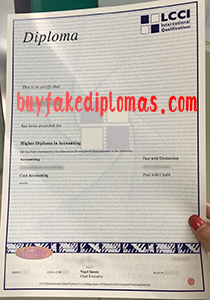 LCCI Certificate, buy fake LCCI Certificate