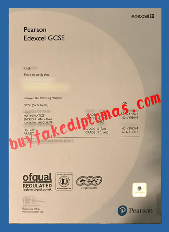 Pearson Edexcel GCSE, Fake Pearson Edexcel GCSE