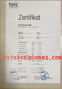 TELC Certificate, buy fake TELC Certificate